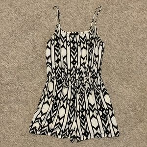 Forever 21 patterned romper